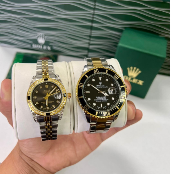 Set de relojes para pareja con acabado premium - Image 2