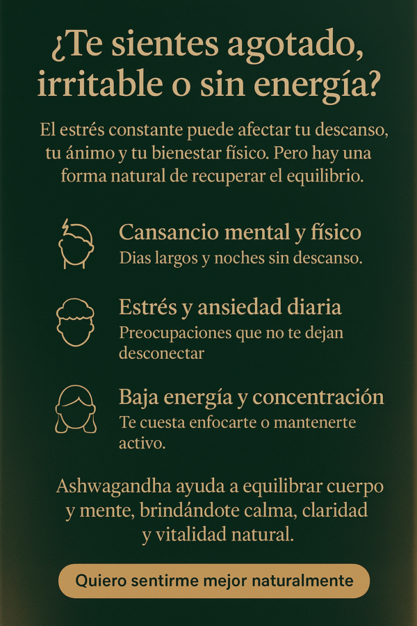 Ashwagandha Pura y Reductor de Estrés - Imagen 4