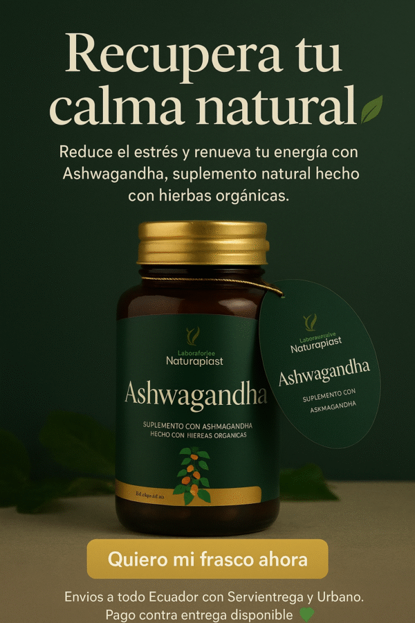 Reduce el estrés con Ashwagandha pura