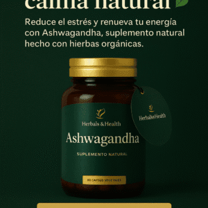 Reduce el estrés con Ashwagandha pura